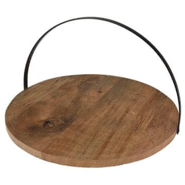 Stalak za tortu od mango drva 38 cm