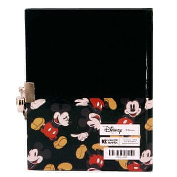 Northix Mickey Mouse dnevnik s ključem, idealan za djecu i kolekcionare