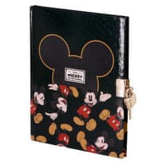Northix Mickey Mouse dnevnik s ključem, idealan za djecu i kolekcionare