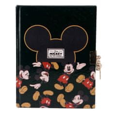 Northix Mickey Mouse dnevnik s ključem, idealan za djecu i kolekcionare