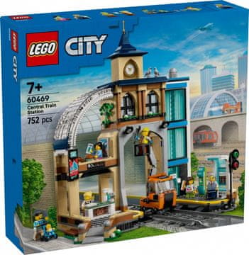 CITY LEGO City 60469 Središnja željeznička stanica, 7+