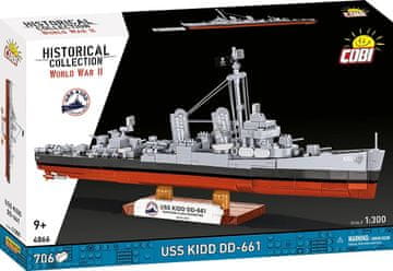 slomart COBI KLOCKI USS Kidd DD-661 komplet za gradnju 664 komada