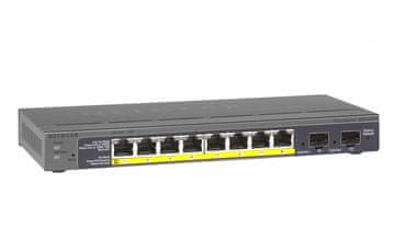 Smart NETGEAR GS110TP pametni prekidač 10-portni Gigabit PoE+