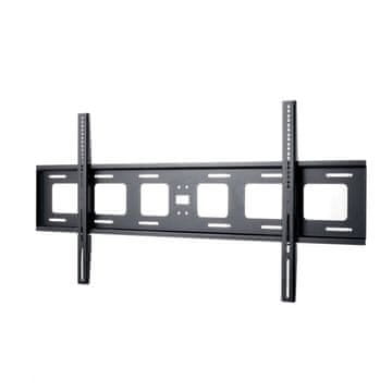 slomart Edbak XWB1 Fiksni zidni nosač za monitore 75-110" VESA 100x100-1200x600, 110 kg, crni