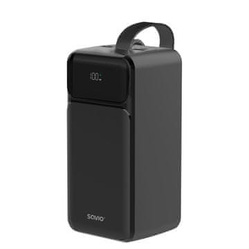 slomart Savio BA-14 powerbank 50000 mAh, crni