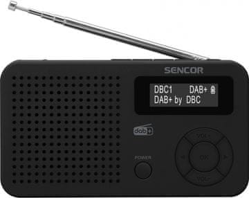 RADIO Sencor SRD 7210B Digitalni radio DAB+/FM Bluetooth 5.0, crni