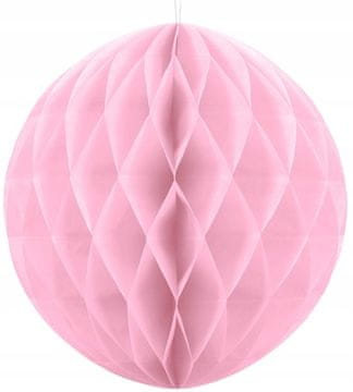 PartyDeco Papirnata kugla svijetloružičasta 20 cm, 1 kom.