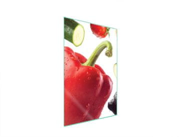 STAKLENA DASKA ZA REZANJE 35x52 Povrće