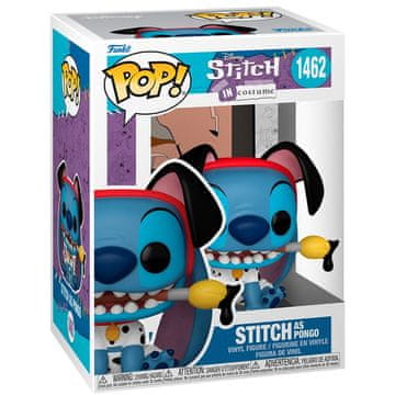 Northix Disney Stitch kao Pongo plišana igračka, 30 cm mekana plišana životinja