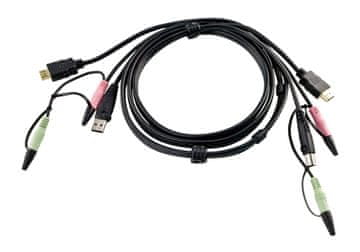 Aten 2L-7D02UH KVM kabel crne boje 1,8 m