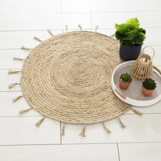 Atmosphera Okrugli juteni tepih Cosy 80 cm