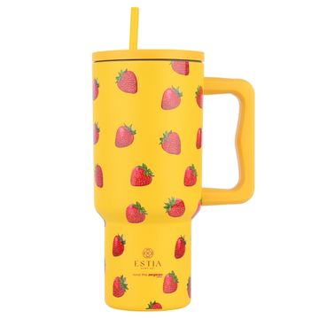Termički šalica sa slamkom 900 ml berry bright