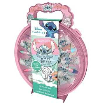 Northix Set putnog pribora Stitch s bilježnicama i olovkama