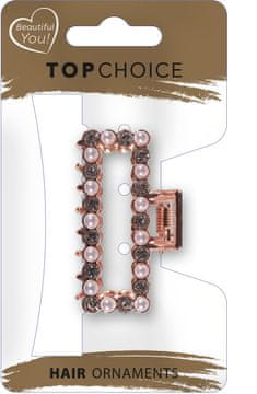 TOP CHOICE Šnala za kosu - ružičasto zlato