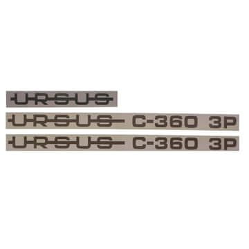 Set znakova - amblema Ursus C-360 3P
