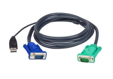 Aten 2L-5201U KVM kabel crne boje 1,2 m