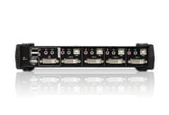 Aten CS1784A-AT-G KVM preklopnik crne boje