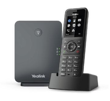 YEALINK W77P VoIP telefon Crni TFT