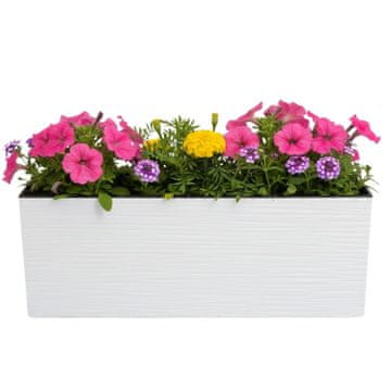 Home Buket Riflo saksija za cvijeće bijela 56xv19 cm