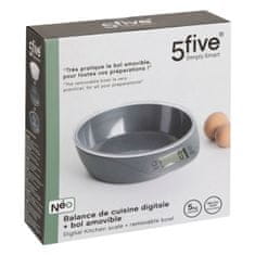 5Five® Kuhinjska vaga sa zdjelom, siva zdjela