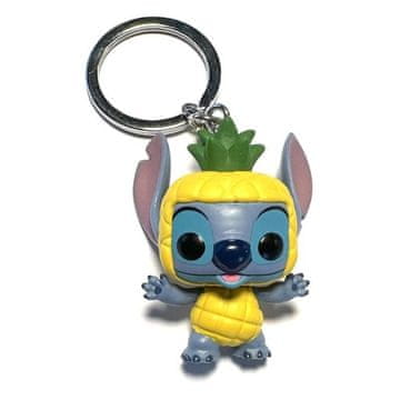 Northix Lilo & Stitch Džepni POP privjesak za ključeve - Stitch dizajn s ananasom