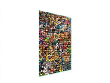STAKLENA DASKA ZA REZANJE 35x52 Pop Art