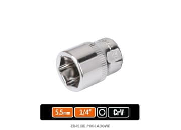 EG Nasadni ključ 1/4" šesterokutni 5,5 mm /