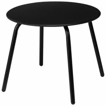Home Crni metalni pomoćni stolić 50xv40 cm