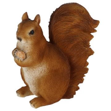 Esschert Design Figurica vjeverice s oraščićem, h19,3 cm