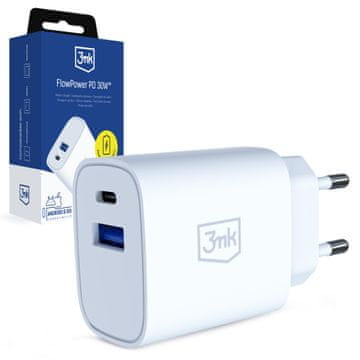 3M 3mk FlowPower 30W 1A1C PD 3.0 QC4+ bijela