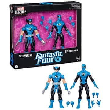 Northix Paket figurica Marvelovog superheroja: Wolverine, Spiderman, 15 cm