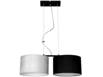 Moderna viseća lampa s abažurom od tkanine 2x60W LED