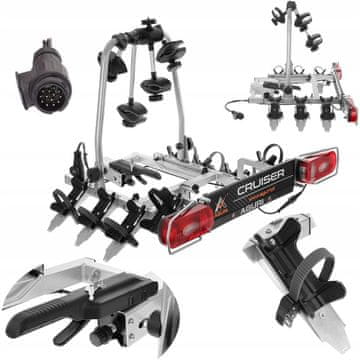 Aguri CRUISER SILVER 4 PLATFORMA ZA 4 BICIKLA