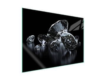 Zaštitna staklena ploča za štednjak 70x52 Diamond