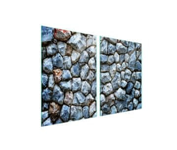 Zaštitna staklena ploča za štednjak 2x45x52 Stone