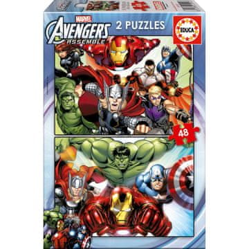 Northix Marvel Avengers slagalica od 48 dijelova za djecu