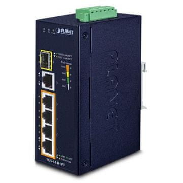 Planet IP40 Industrijski 4P 10/100/1000, IGS-614HPT
