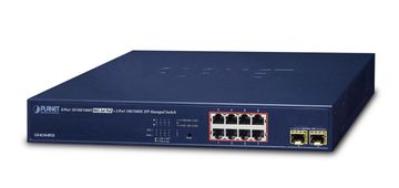 Planet IPv4/IPv6, 8-portni upravljani, GS-4210-8P2S