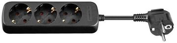 MicroConnect 3-polna Schuko utičnica 5M crna
