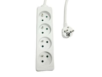 MicroConnect MC-PS040150FRW Produžna utičnica s 4 utičnice bijela 1,5 m