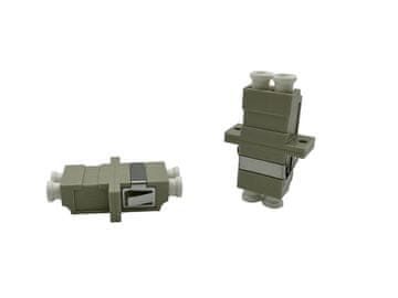 LVO-LC-CON-OM1/2 adapter LC/UPC DUPLEX bež