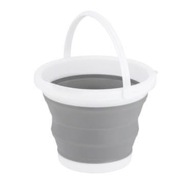 Northix Sklopiva kanta, siva, kapacitet 5 l