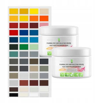 EE Boja za metal protiv hrđe 4u1 tekući uzorci 2x150ml