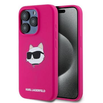 Karl Lagerfeld MagSafe ružičasta maskica za iPhone 15 Pro Max