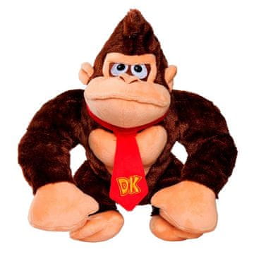 Northix Plišana igračka Donkey Kong 30 cm - lik iz Super Mario Brosa