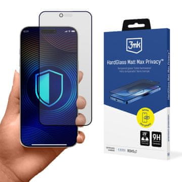3M Apple iPhone Air - 3mk tvrdo staklo mat max privatnost