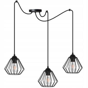 Stropna svjetiljka viseća luster pauk loft E27 LED