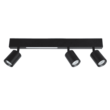 Deko-Light MAGNETNA STROPNA SVJETILJKA 9W+3XGU10 3000/4000K CRNA