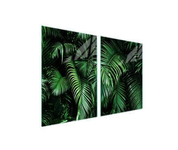 Zaštitna staklena ploča za štednjak 2x45x52 Leaf
