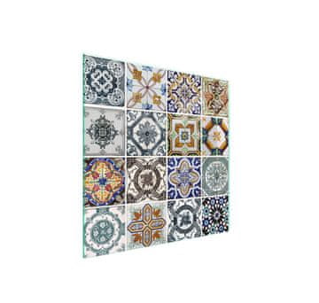 Staklena zaštitna ploča za štednjak 50x52 Mosaic
